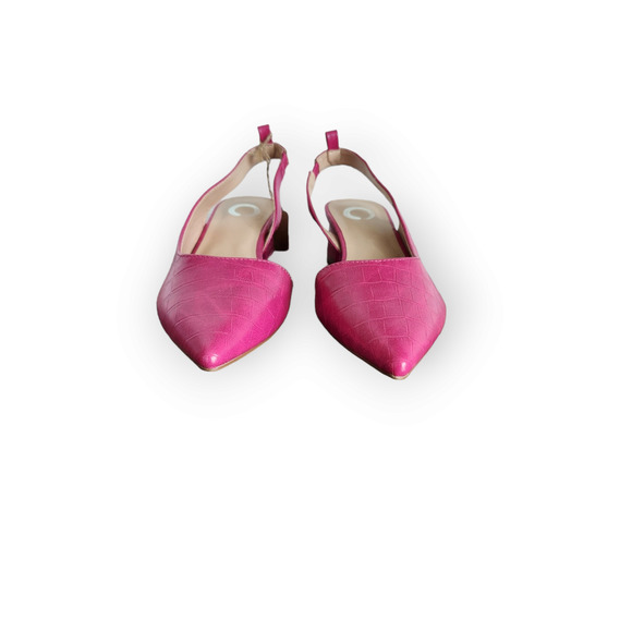 Elegant Pink Slingback Heels - Picture 4 of 8